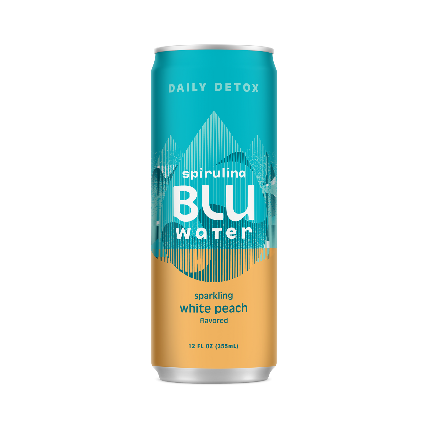 
                  
                    White Peach Spirulina BLUwater - Naturally Blue Antioxidant Hydration Sparkling Spirulina Water - 6 pack
                  
                