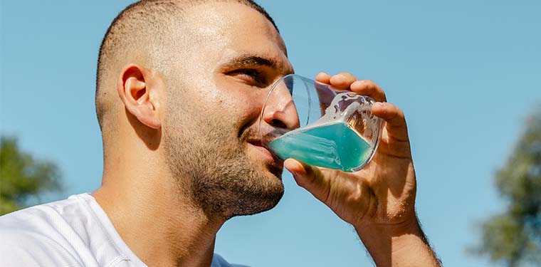 Hangover drinks spirulina